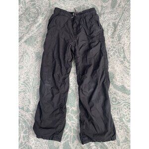 Old Navy Boys Youth Sz XS (5) Black Outdoor Pants Tech Straight